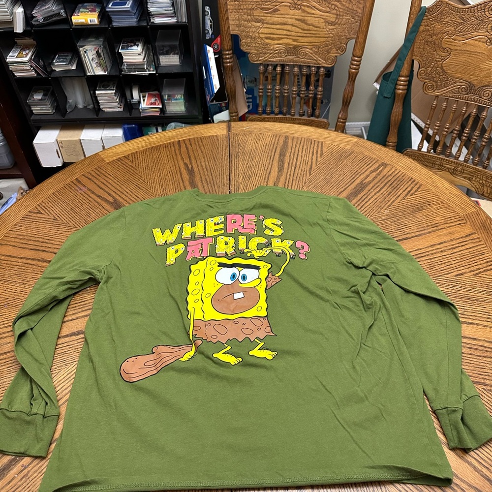Nickelodeon Sponge Bob and Patrick Long Sleeve T-Shirt - Picture 3 of 4